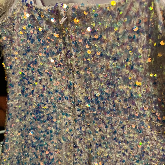 Crystal Doll Pink Sequin Dress Large - Picture 16 of 17